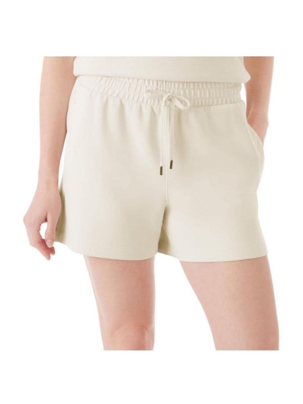 Member's Mark Women's Cream Sandwash Short - Elastic Waist - Size XXL - NWT